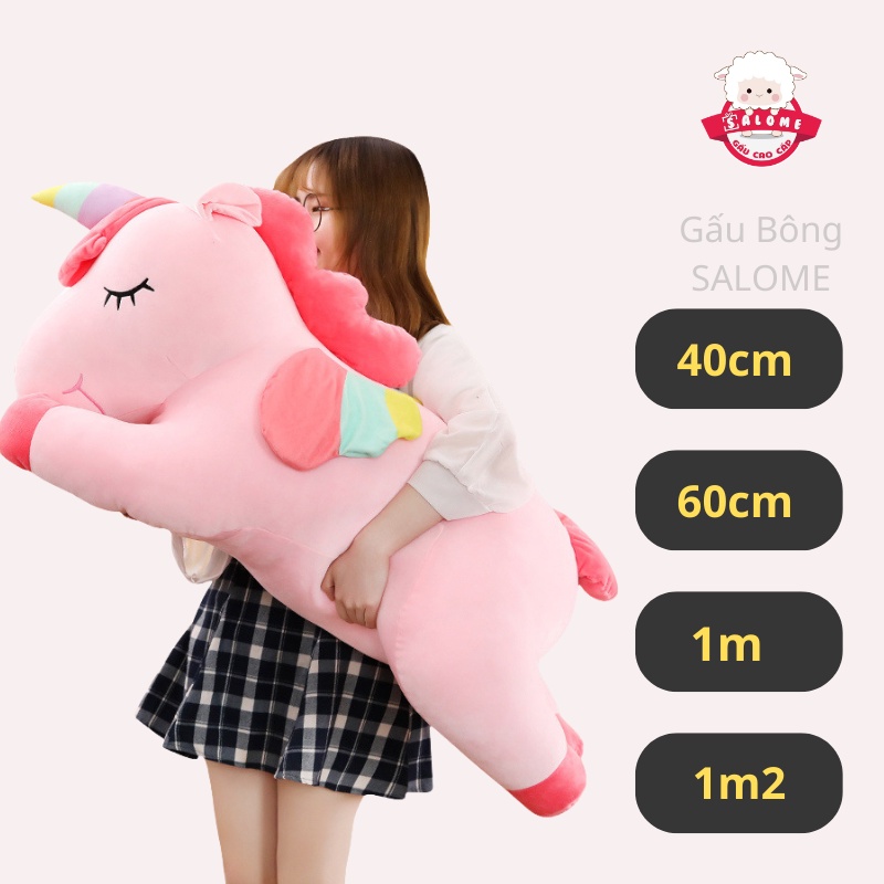 Gấu Bông Kỳ Lân Unicorn SALOME tp HCM, Ngựa Pony 1 Sừng Cute