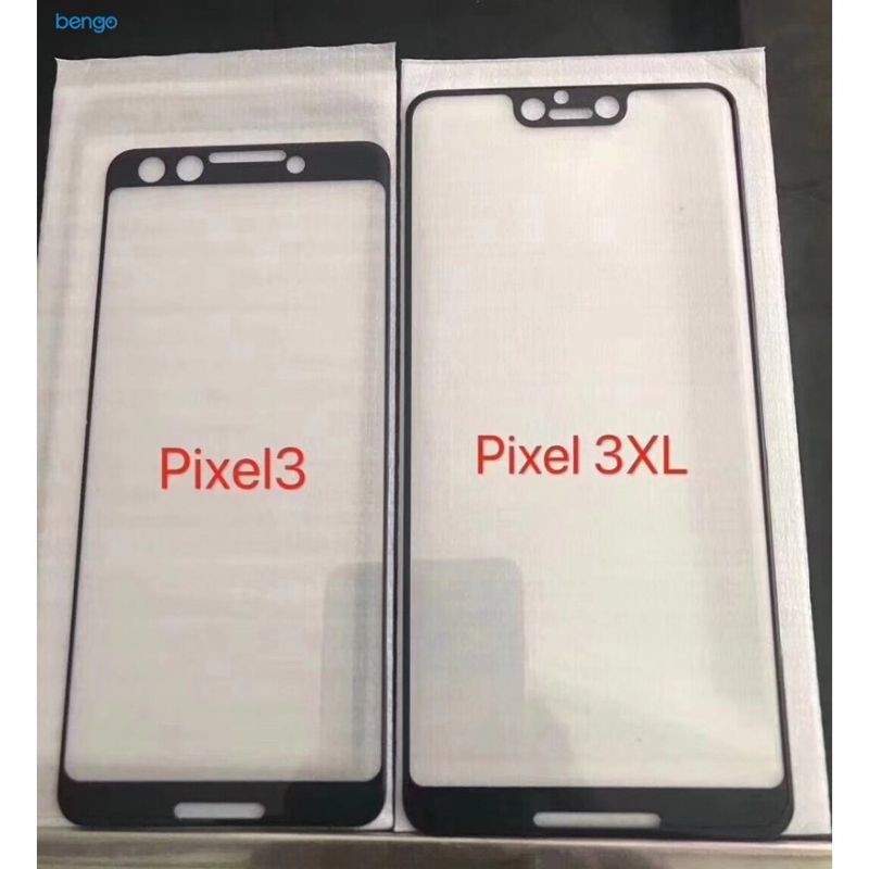Miếng Dán Kính Cường Lực 4D Full Màn Hình Cho Google Pixel 3, Dán Màn Hình Pixel 3