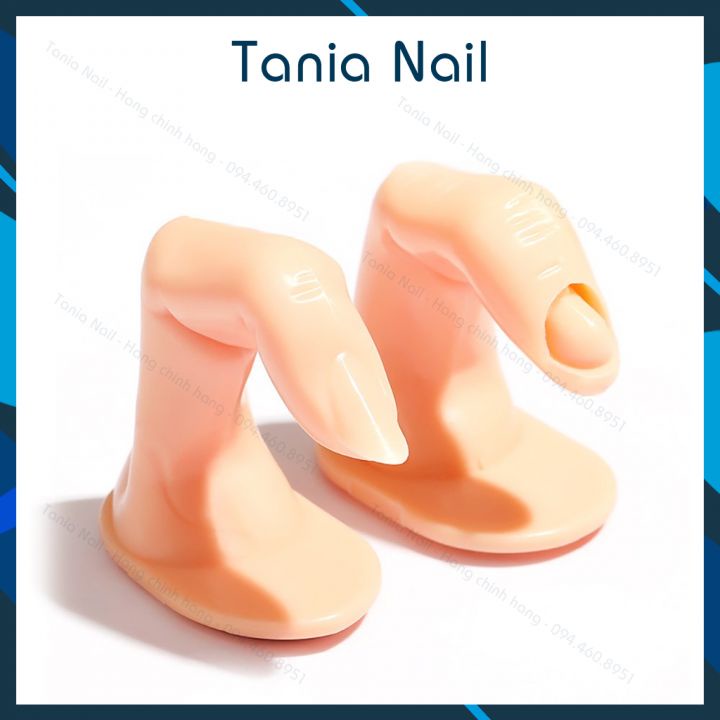 Ngón Tay Giả Học Nail Ngón Có Khóe Móng Nhọn