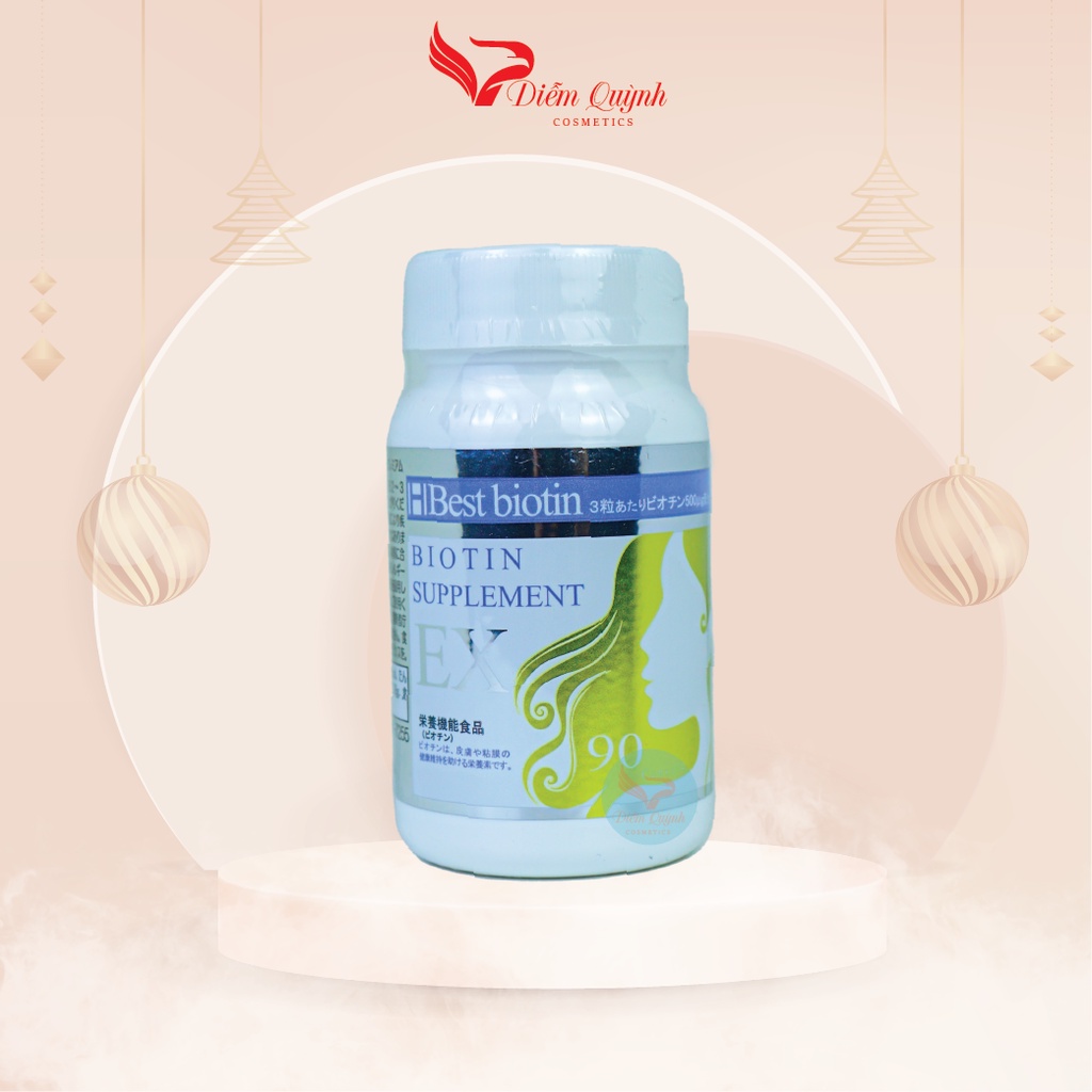 Viên uống hỗ trợ MỌC TÓC Best Biotin Supplement EX Nhật Bản 90 viên