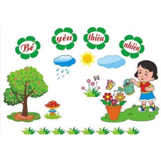 Tranh góc mầm non