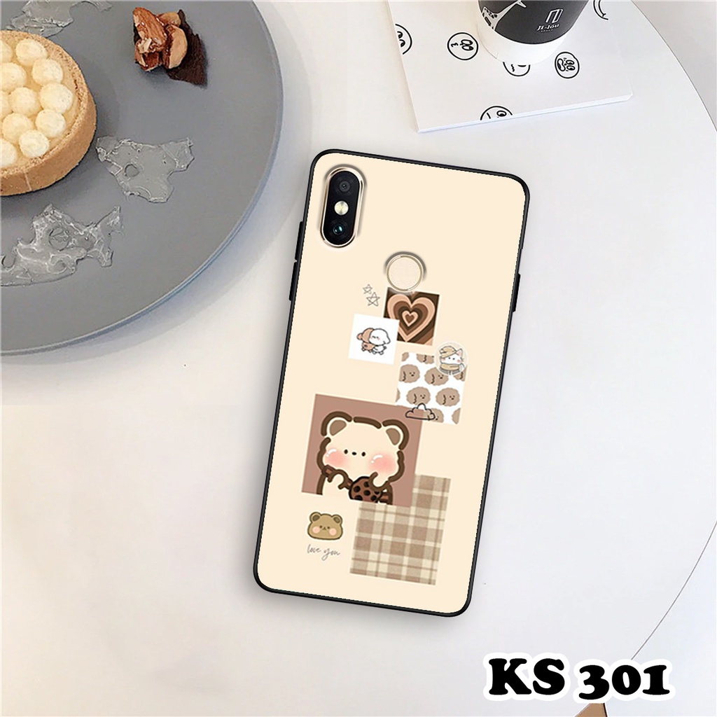 Ốp lưng Xiaomi Redmi Note 5 - Xiaomi Redmi Note 5 Pro - Xiaomi Redmi Note 5A - Ốp in hình gấu &amp; thỏ đang yêu