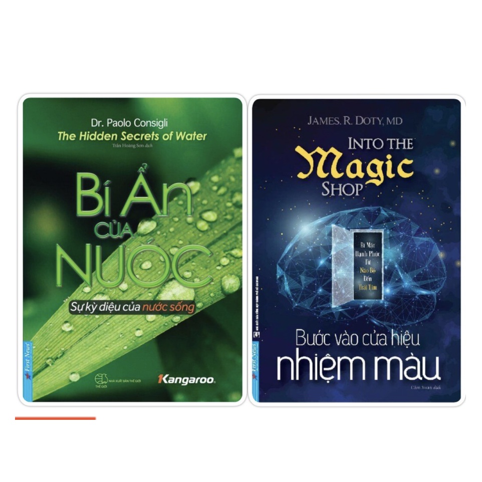 Sách - Combo Bí Ẩn Của Nước + Bước Vào Cửa Hiệu Nhiệm Màu - First News