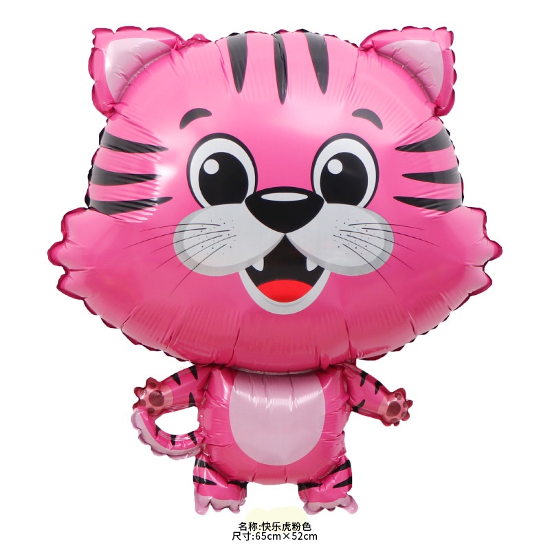 (CỠ TO) Bong Bóng Hình Con Hổ Trang Trí Sinh Nhật Tiệc Tùng