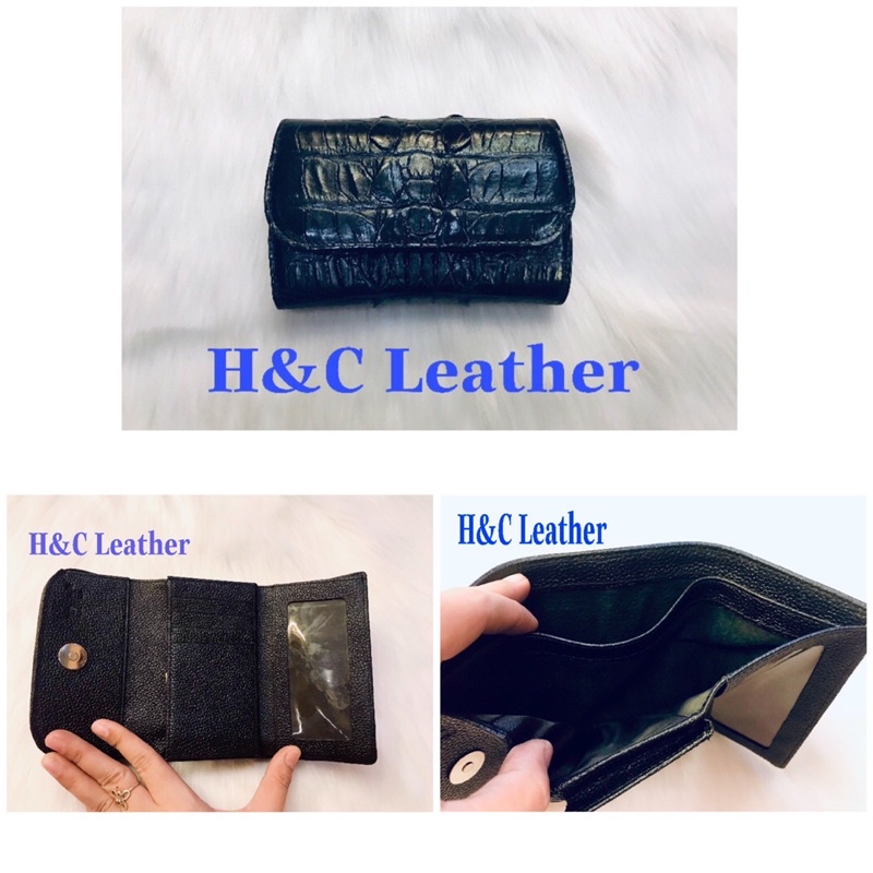 Ví nữ mini da cá sấu thật 100%