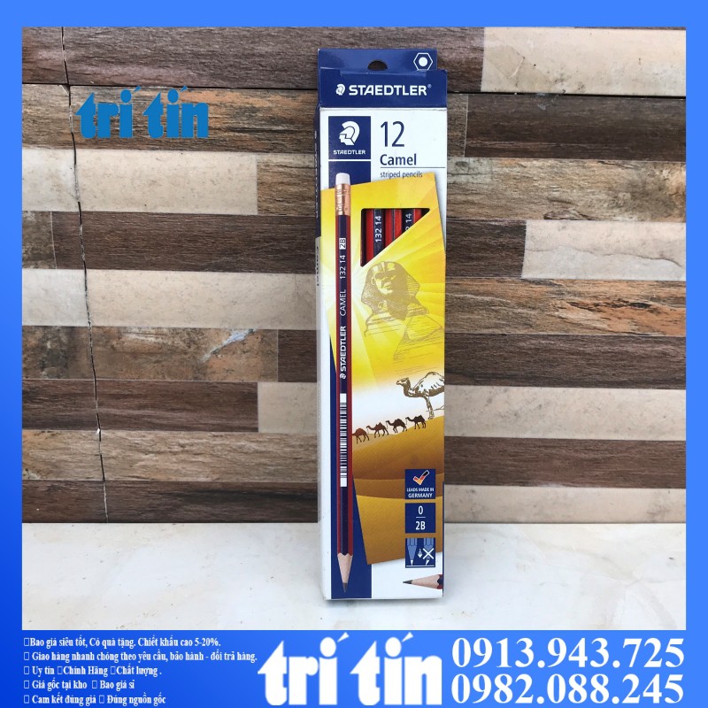 Bút chì gỗ Staedtler 2B CAMEL 132 14