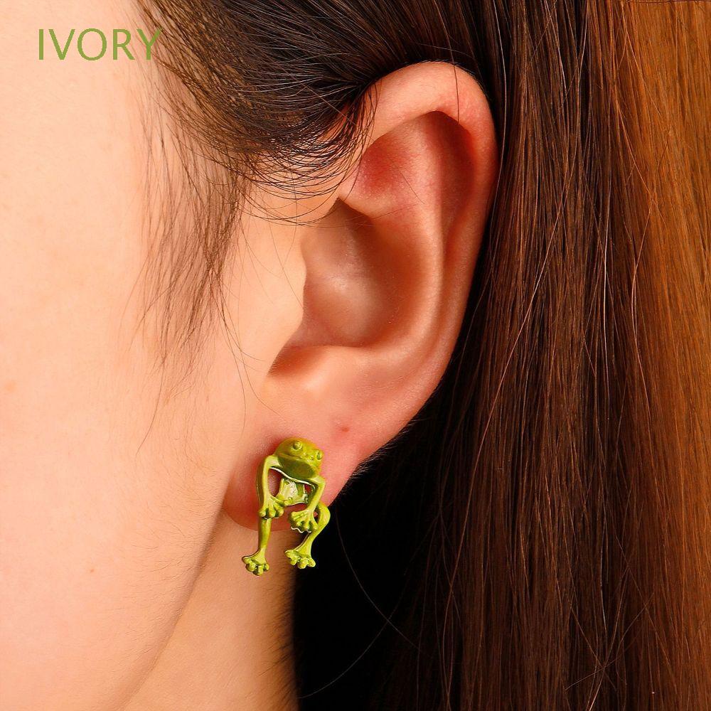 Hoa Tai Hình Chú Ếch Dễ Thương Cho Nữ