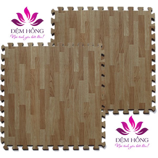 Xốp ghép sàn nhà Vân Gỗ cao cấp hàng Việt Nam chất lượng cao bán theo tấm 60x60/ 40x40cm