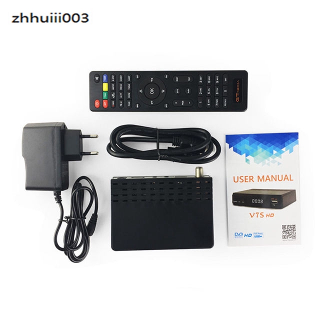 Đầu Thu Tín Hiệu Vệ Tinh V7S Hd Fta Dvb-S2 / S Hỗ Trợ Bisskey 1080p