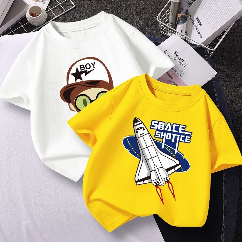 Hàng Mới Về Áo Thun Cotton Tay Lỡ Và Quần Lửng Thời Trang Mùa Hè Hàng Mới Dành Cho Bé Trai