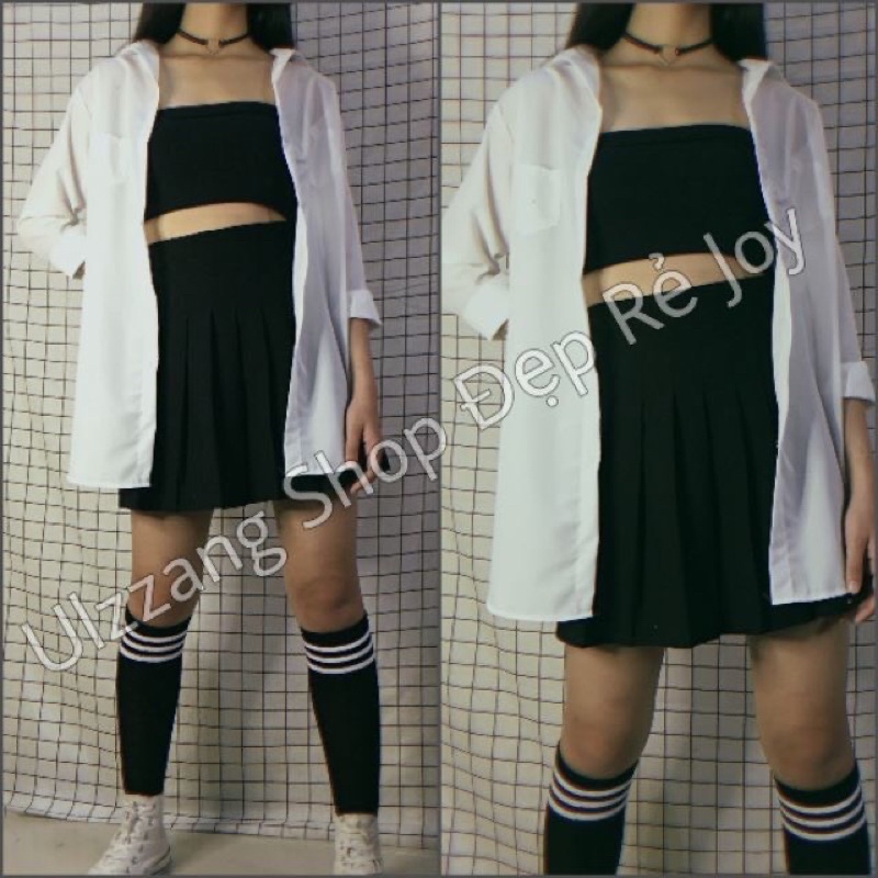 SÉT ÁO ỐNG KÈM VÁY TENNIS NHA SS0