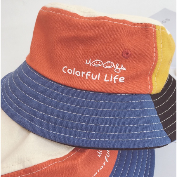Mũ nón vành đa màu thời trang cho bé từ 2-4 Tuổi M831