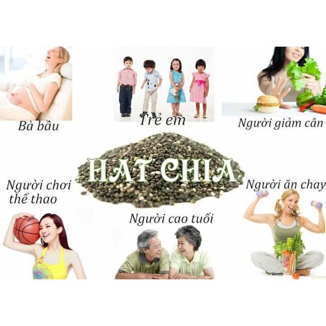 Hạt Chia Úc Tím- nhập khẩu- Organic Chia Seeds  -DATE 2023- GIẢM CÂN