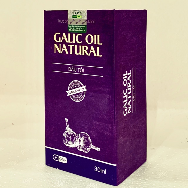 Tinh Dầu Tỏi Galic Oil Natural Nguyên Sinh