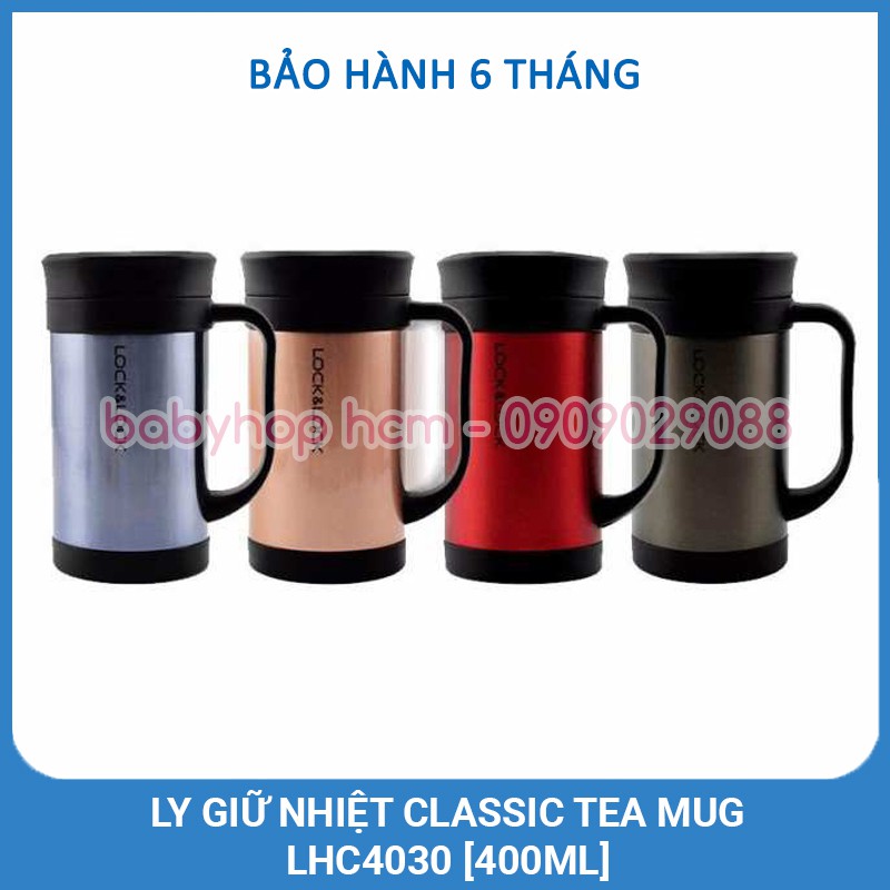 Ly Giữ Nhiệt Lock&amp;Lock Classic Tea Mug LHC4030 [400ML]