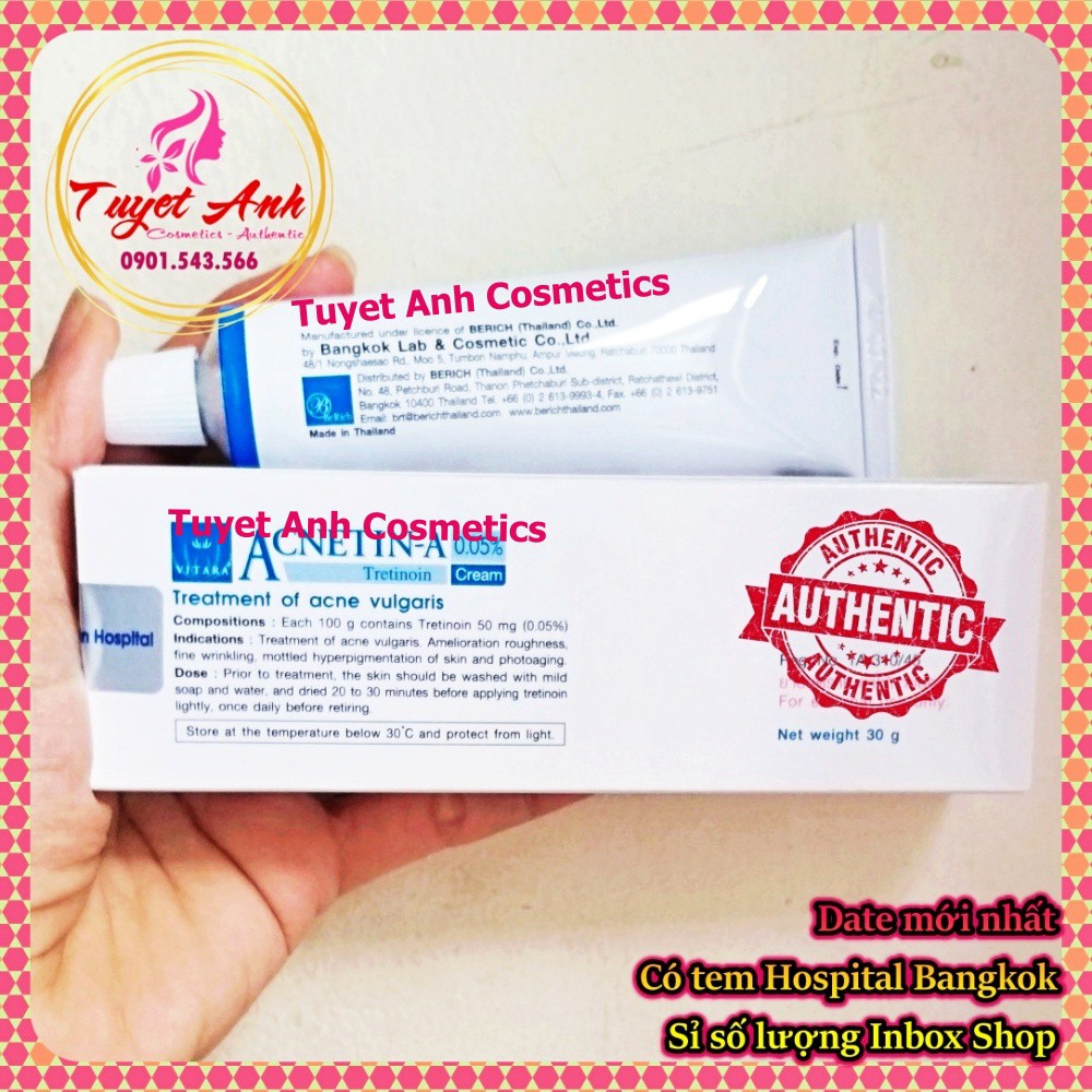 Kem giảm chống lão hoá da Tretinoin, Acnetin A Thái | BigBuy360 - bigbuy360.vn