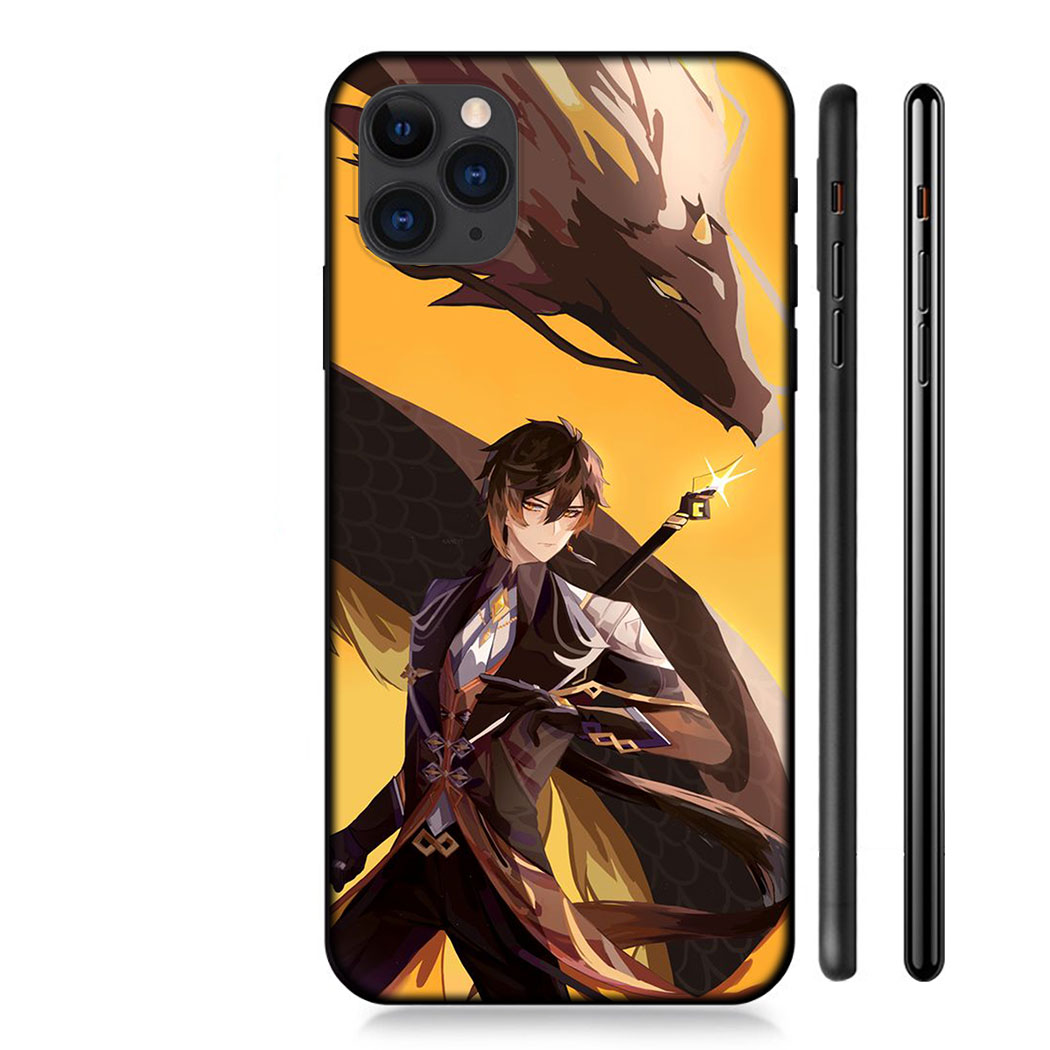 Ốp Điện Thoại Silicon Mềm Hình Máy Chơi Game Genshin Impact Cho Iphone 11 Xs Max Xr X 6 6s 7 8 Plus 5 5s Se Icu46