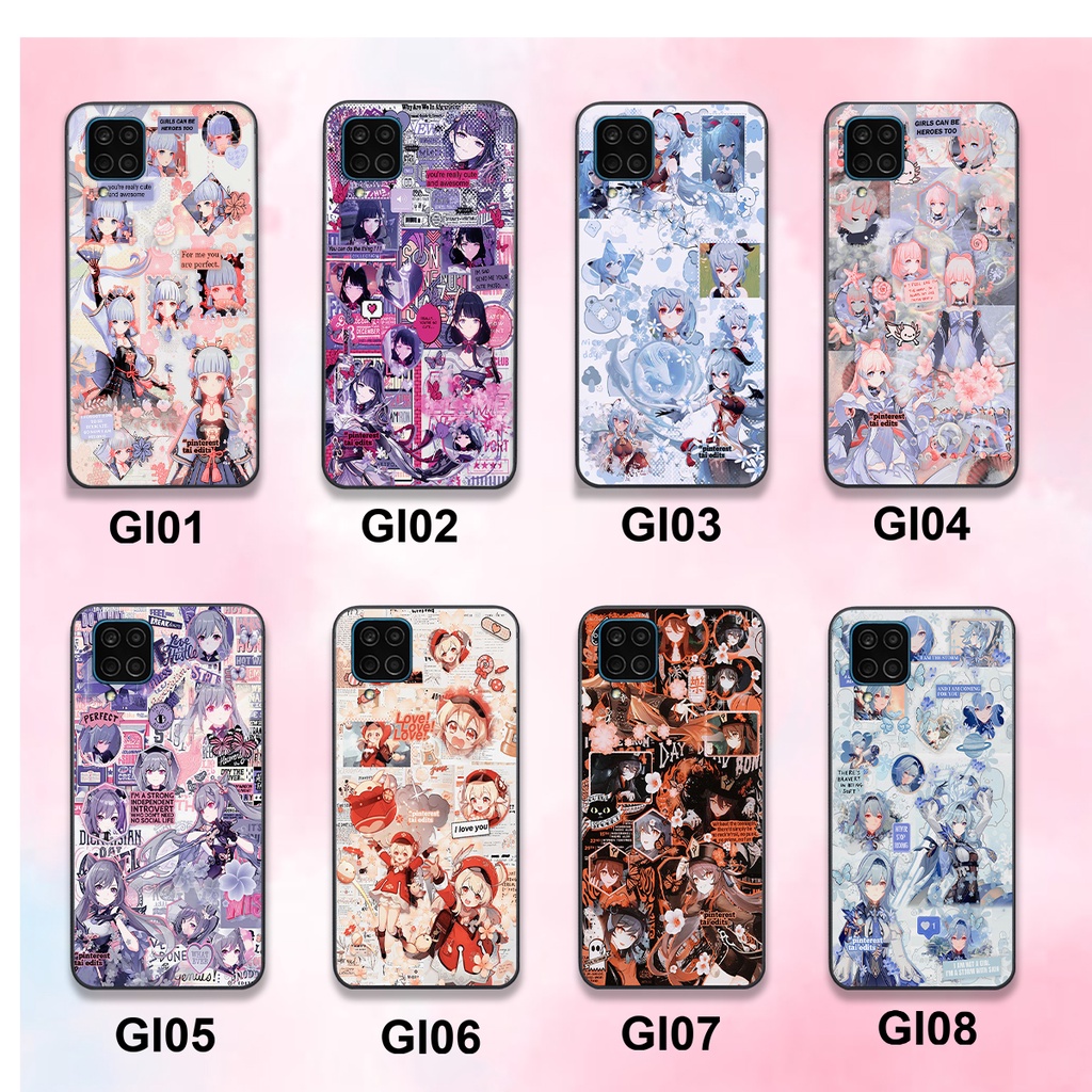 BỘ ốp lưng Samsung A12 / A22 4G in hình Genshin Impact siêu dễ thương, cá tính