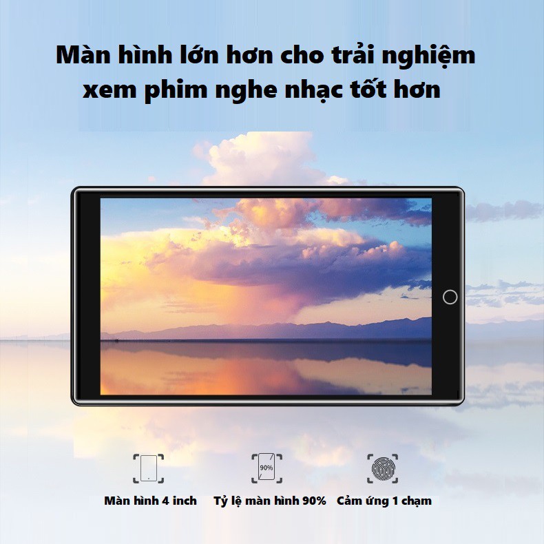 Máy nghe nhạc MP3/MP4 RUIZU H1 Màn hình cảm ứng Kết nối Bluetooth Dung lượng 8GB Thu âm Nghe ebook