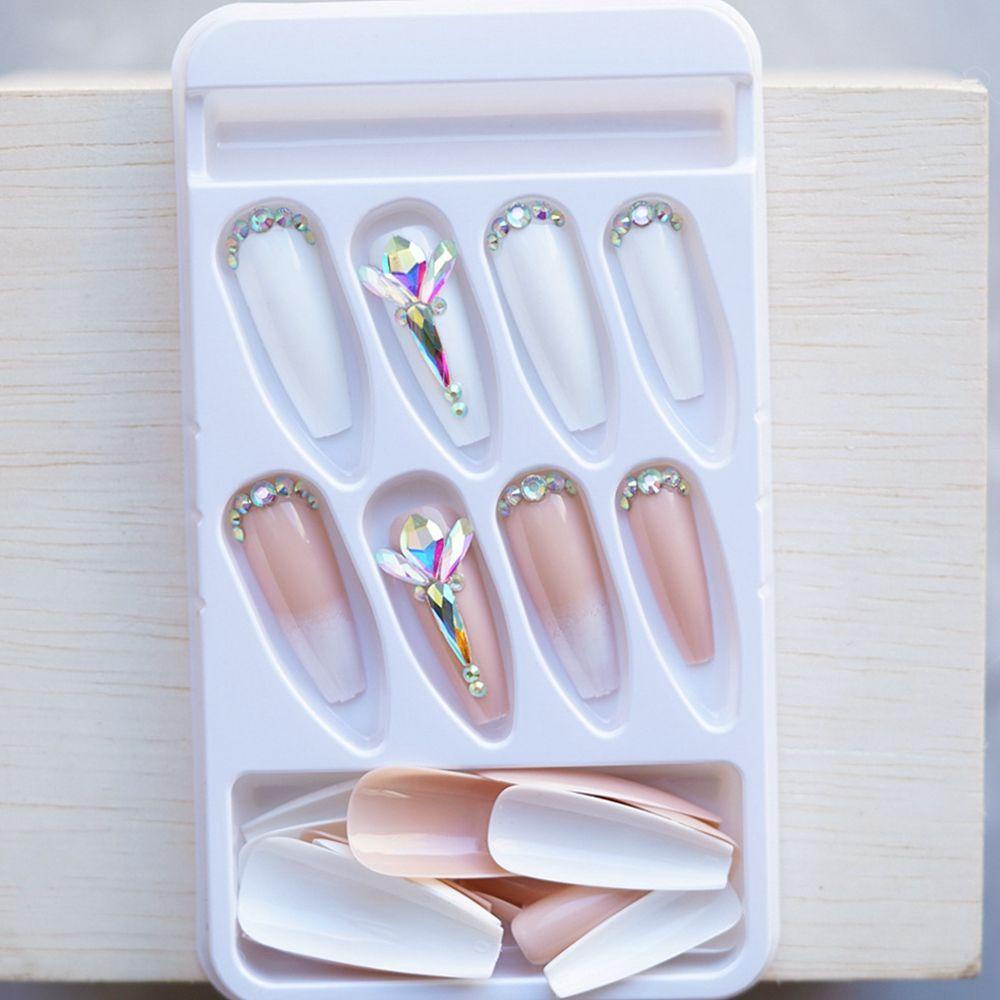 Hộp 24 Móng Tay Giả Lấp Lánh Chất Lượng Cao