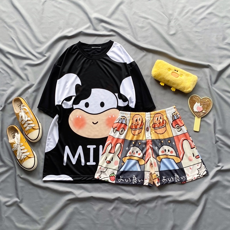 [Size 25-75kg] SET đồ bộ cartoon