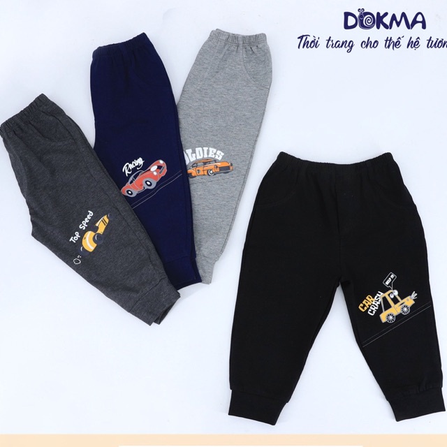 9-36M Quần dài bo ống bé trai Dokma DQ798/776