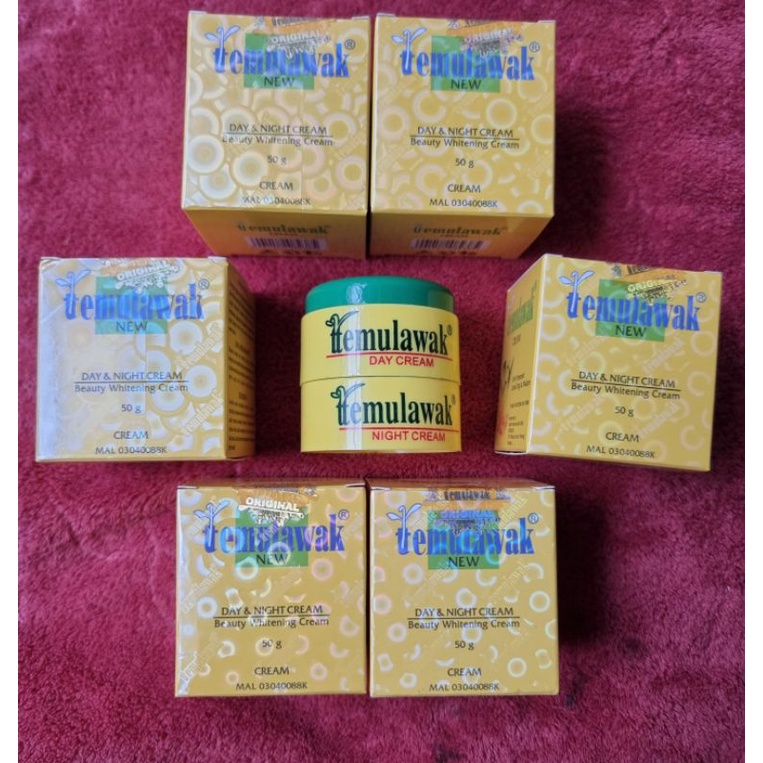 COMBO 2 BỘ KEM TRẮNG DA NGÀY & ĐÊM TEMULAWAK NHẬP KHẨU MALAYSIA + 2 XÀ BÔNG