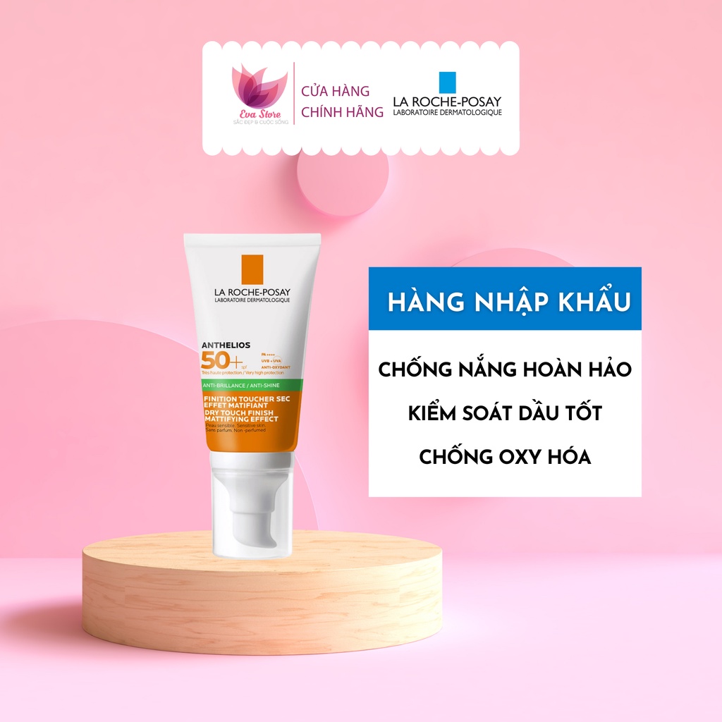 [Nhập khẩu] Kem Chống Nắng Không Màu Kiểm Soát Dầu La Roche-Posay Anthelios XL Dry Touch Gel-Cream 50ml