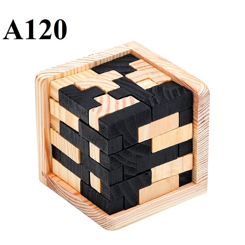 Đồ Chơi Gỗ Thông Minh Cho Trẻ Em - Khóa Gỗ Khổng Minh Devil fight - A120