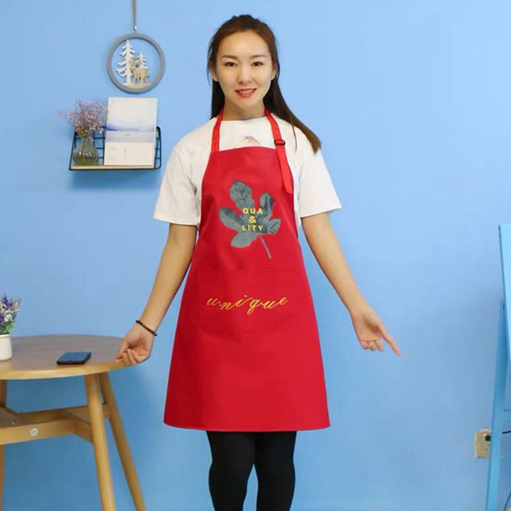 YIYU Tạp dề có túi chống thấm nước chống bám bẩn và vết dầu mỡ dùng cho nấu ăn gia đình/ nhà hàng/ thợ cắt tóc