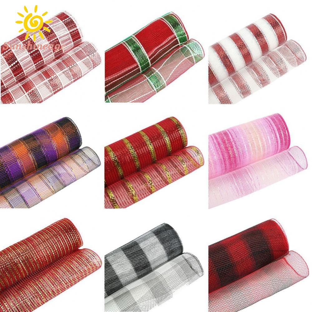 Cuộn Dây Lưới Ruy Băng Trang Trí Giáng Sinh Dài 10 Yards