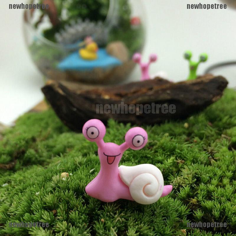 Trang trí hình ốc sen vui nhộn cho vườn và nhà cổ tích búp bê