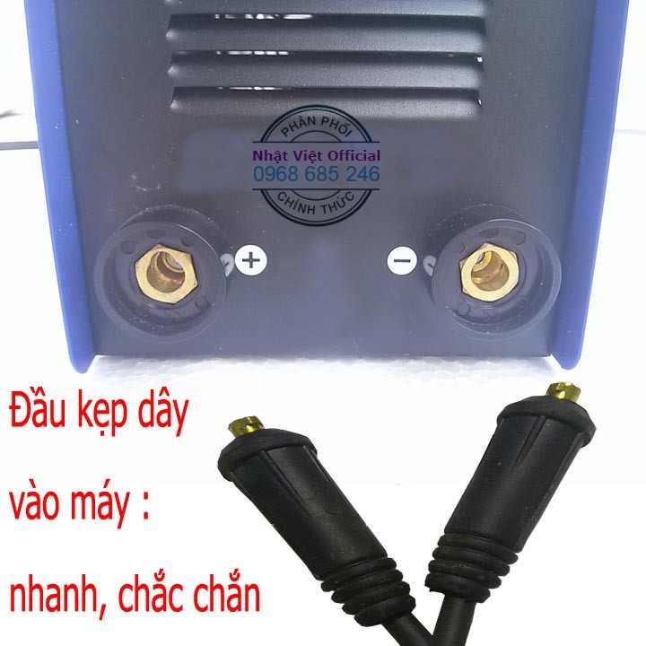 Bộ kìm dây hàn que điện tử 3m + 2m dây mát