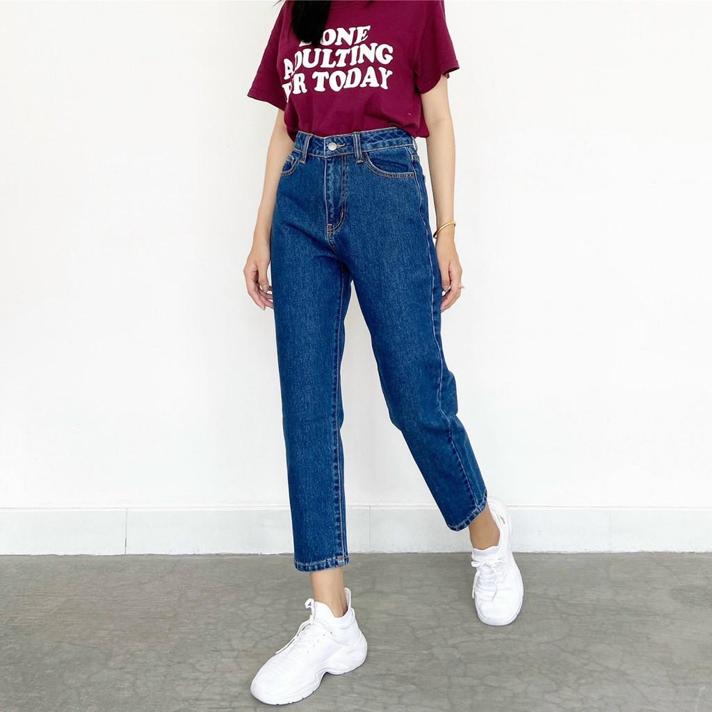 QUẦN JEANS MOM 9 TẤC NỮ HÀNG VNXK