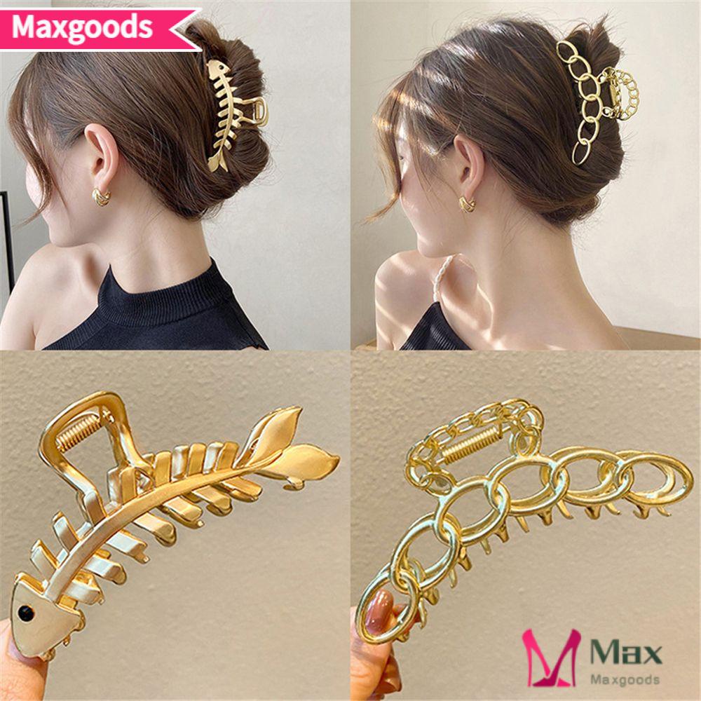 Kẹp Tóc Dạng Móng Vuốt Bằng Kim Loại Dày Chịu Lực Tốt