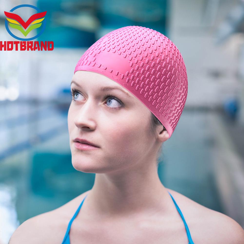 Mũ Bơi Silicone Bảo Vệ Tai Chống Thấm Nước Dành Cho Người Lớn