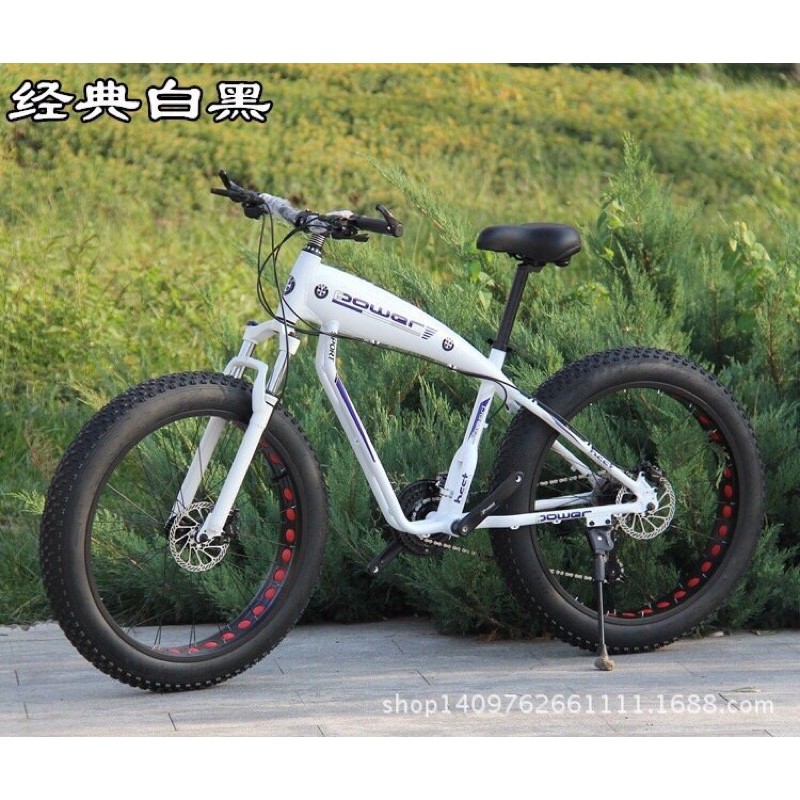 XE ĐẠP THỂ THAO BÁNH BÉO 26*4.0 KHUNG NHÔM CAO CẤP