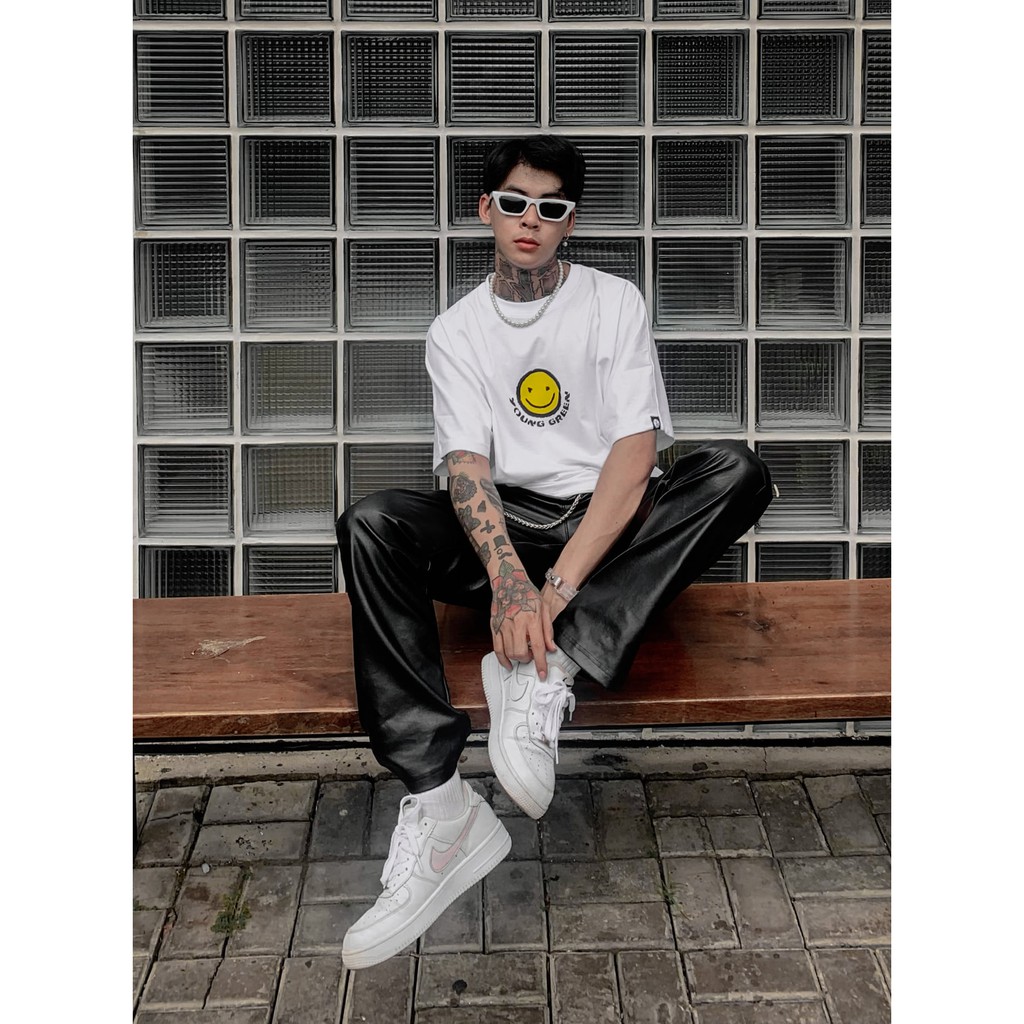 Áo Thun Young Green Face Tee Form Oversized