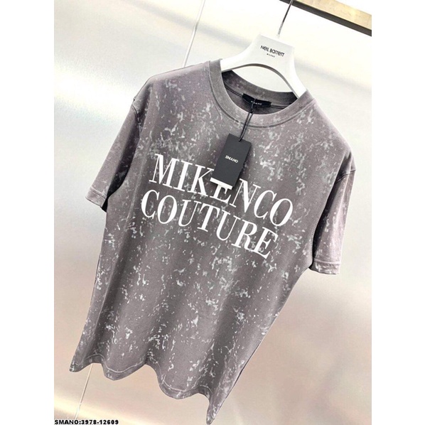 ÁO PHÔNG NAM MIKENCO LOANG XÁM THỜI TRANG, ÁO THUN ĐÔI NAM NỮ LOANG MÀU, Bin Store