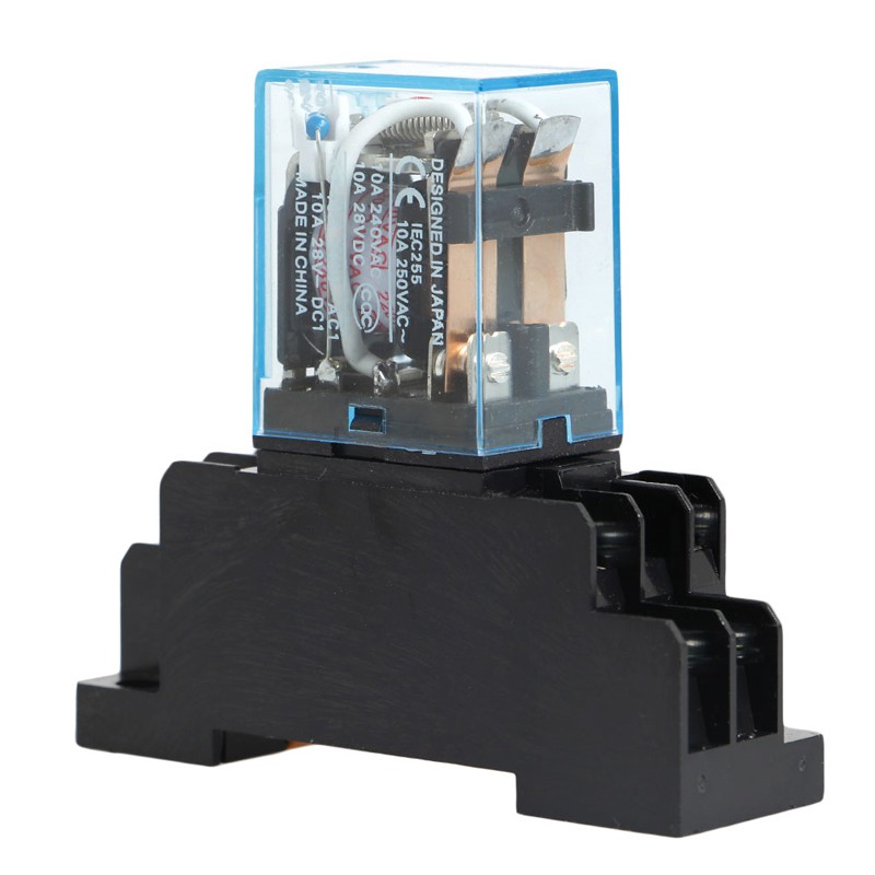 Rơ le LY2NJ AC 220V 10A 8 Pin có đế cắm tiện dụng