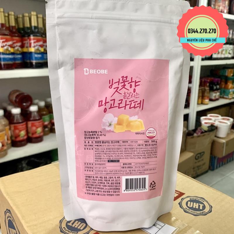 Bột Beobe Hoa Anh Đào Làm Trà sữa Đá xay Sữa tươi - Tặng kèm nhiều công thức free