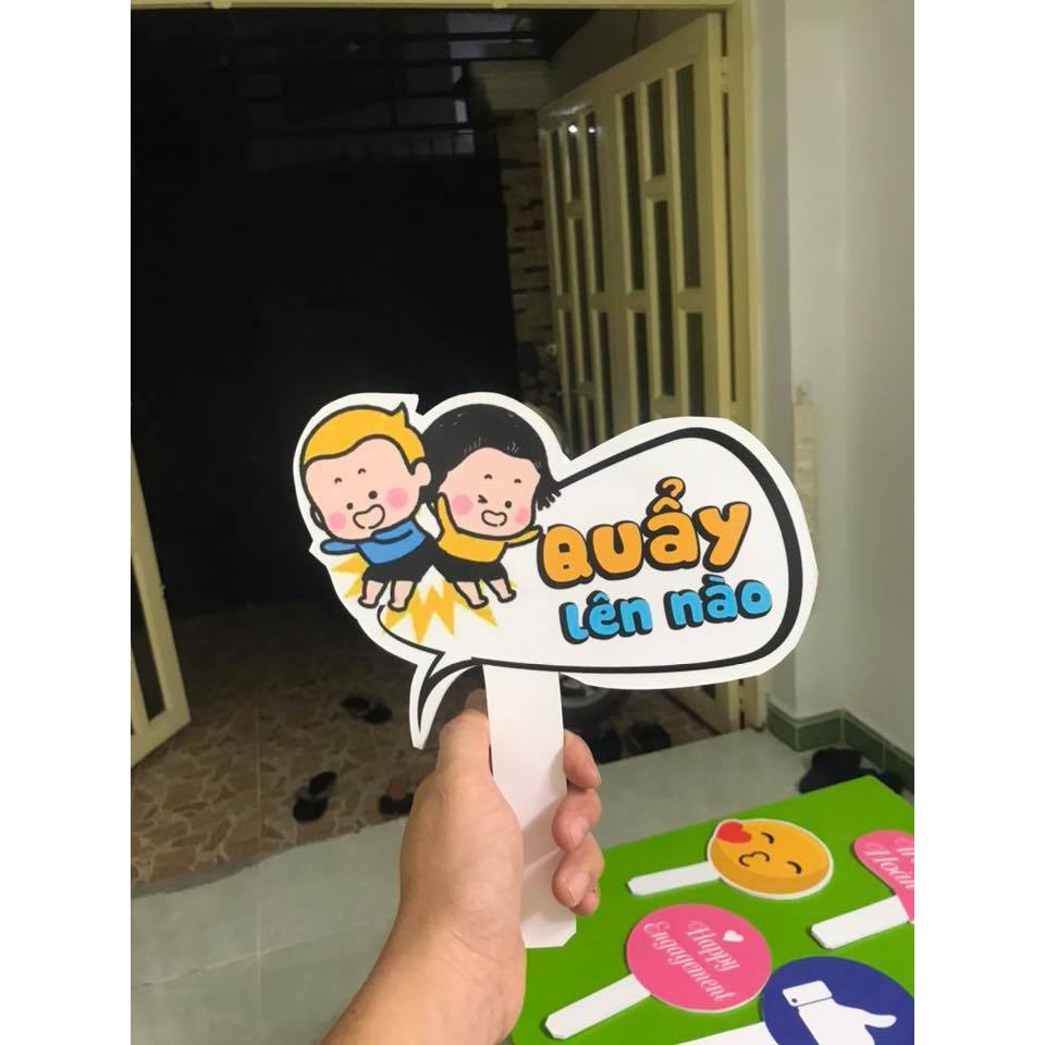 Bảng chụp hình cầm tay _ Hashtag chụp hình đám cưới, đám hỏi, sinh nhật, khai trương, thương hiệu Hafu House M501-550