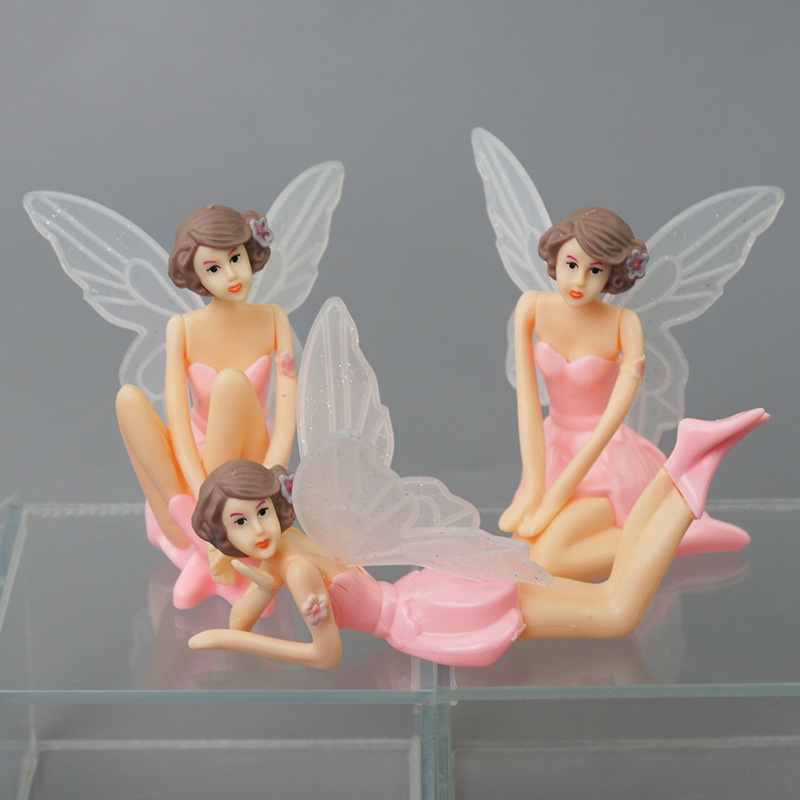 Set 3 thiên thần nhựa nhẹ