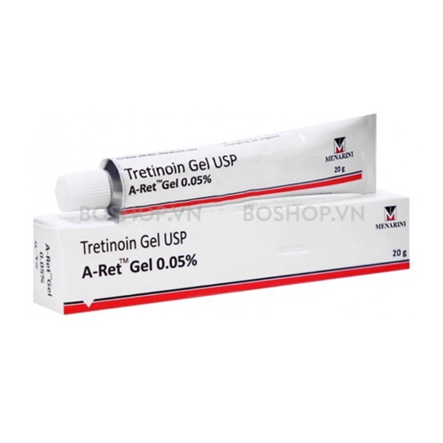 Gel Tretinoin Menarini USP Giảm Mụn, Mờ Thâm Chống Lão Hoá 20g