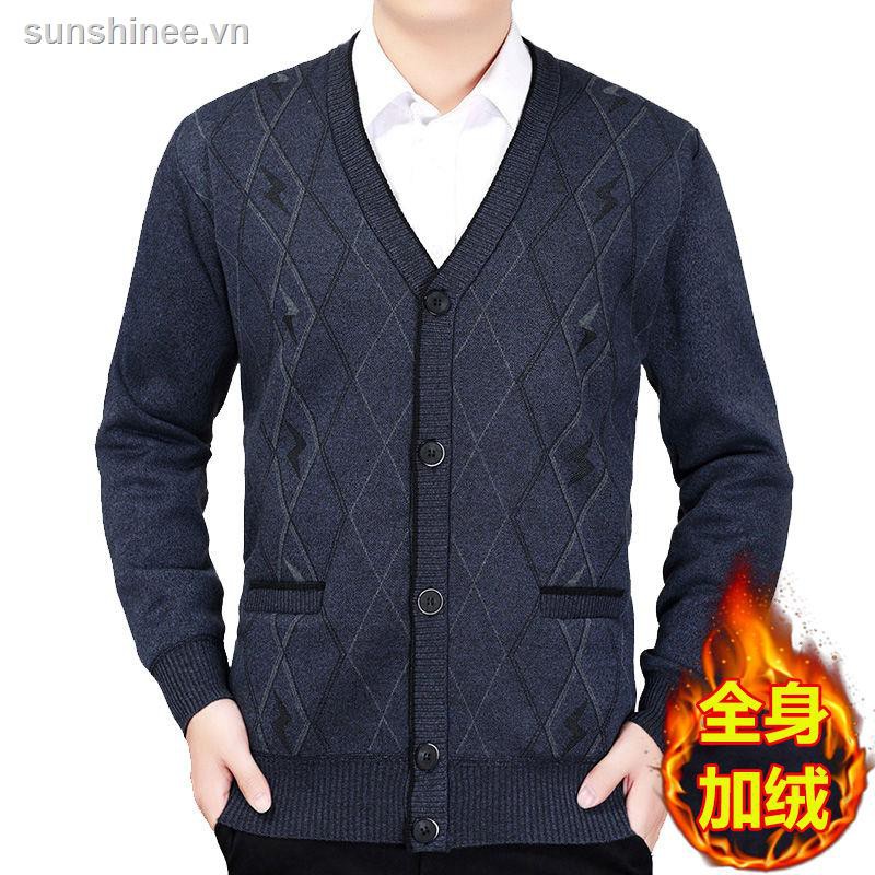 Áo khoác len đan phong cách năng động trẻ trung dành cho nam