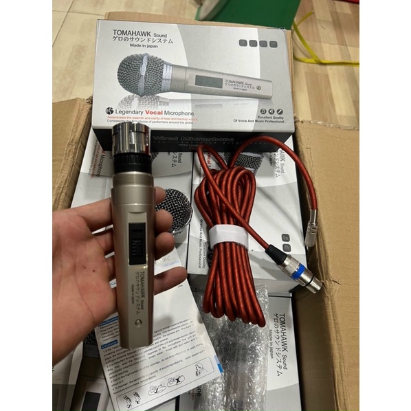 Micro Có Dây Tomahawk Made in Japan | Micro karaoke cao cấp BH 12 tháng), trong tiếng | Micro cho dàn karaoke, loa kéo