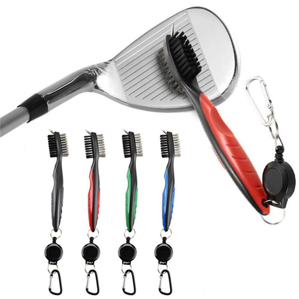 Dụng cụ vệ sinh rãnh gậy đánh golf 2 mặt có thể thu gọn tiện dụng AARON1