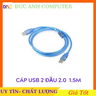 Dây cáp 2 đầu USB | Cáp USB 2 Đầu Đực Chiều Dài 1m2- Loại Tốt