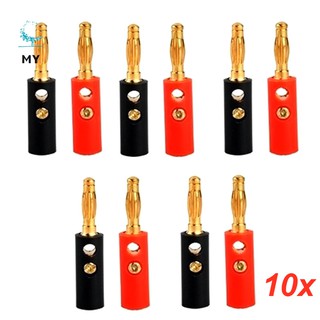 Set 10 đầu nối jack cắm bắp chuối 4mm cho loa