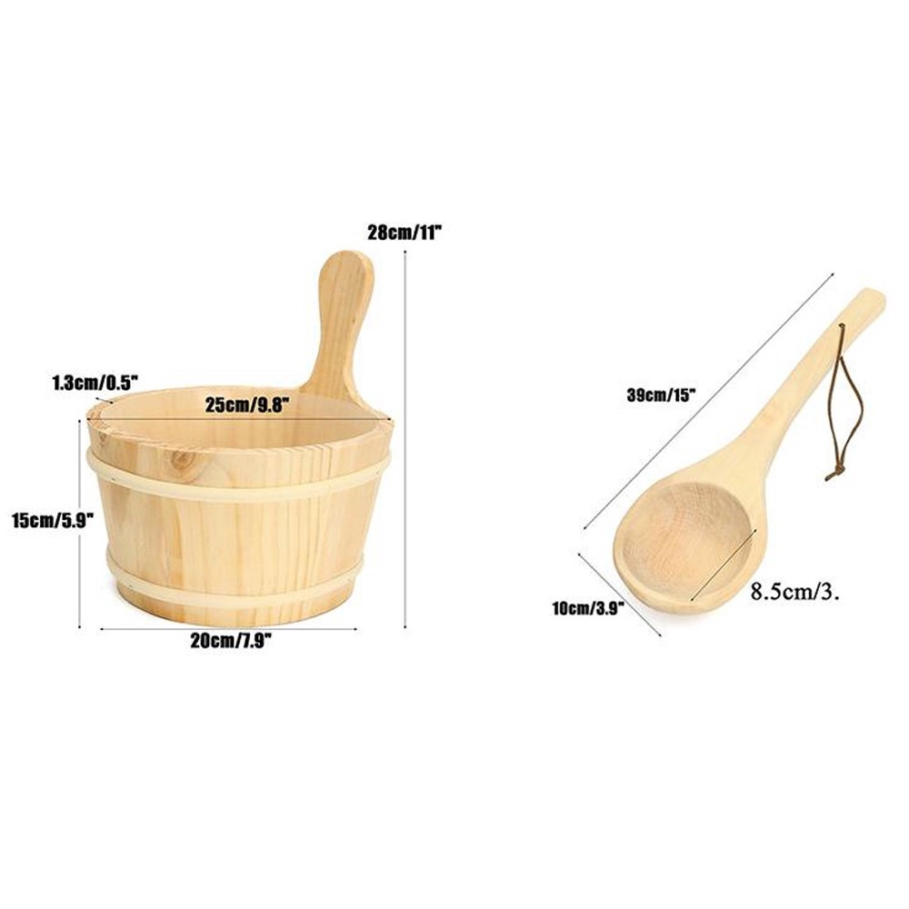 BỘ XÔ GÁO GỖ PHÒNG XÔNG HƠI KHÔ - Gỗ thông, lõi nhựa